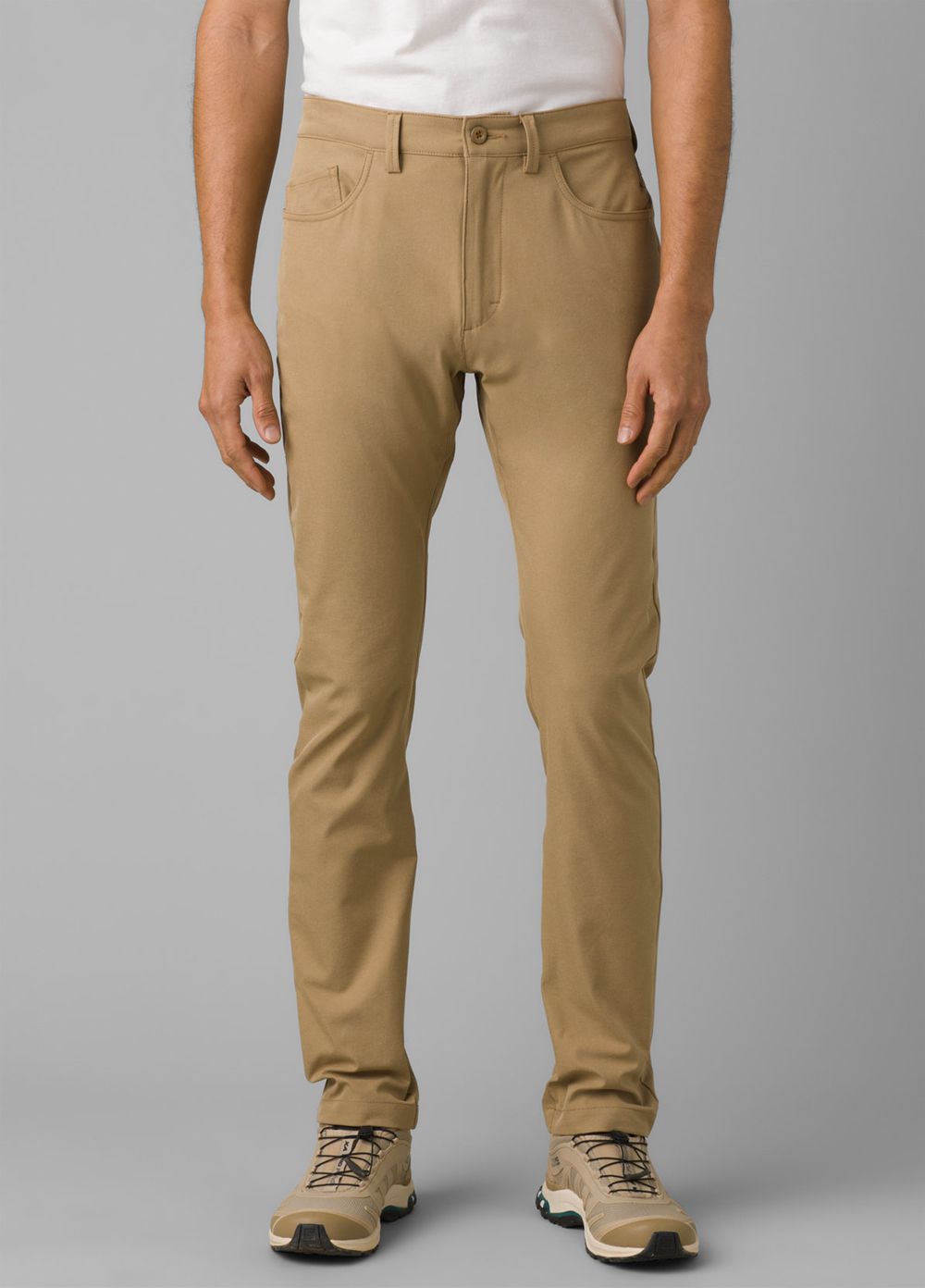 Beige Men\'s PrAna Decoder Pants | 58132-BYPF