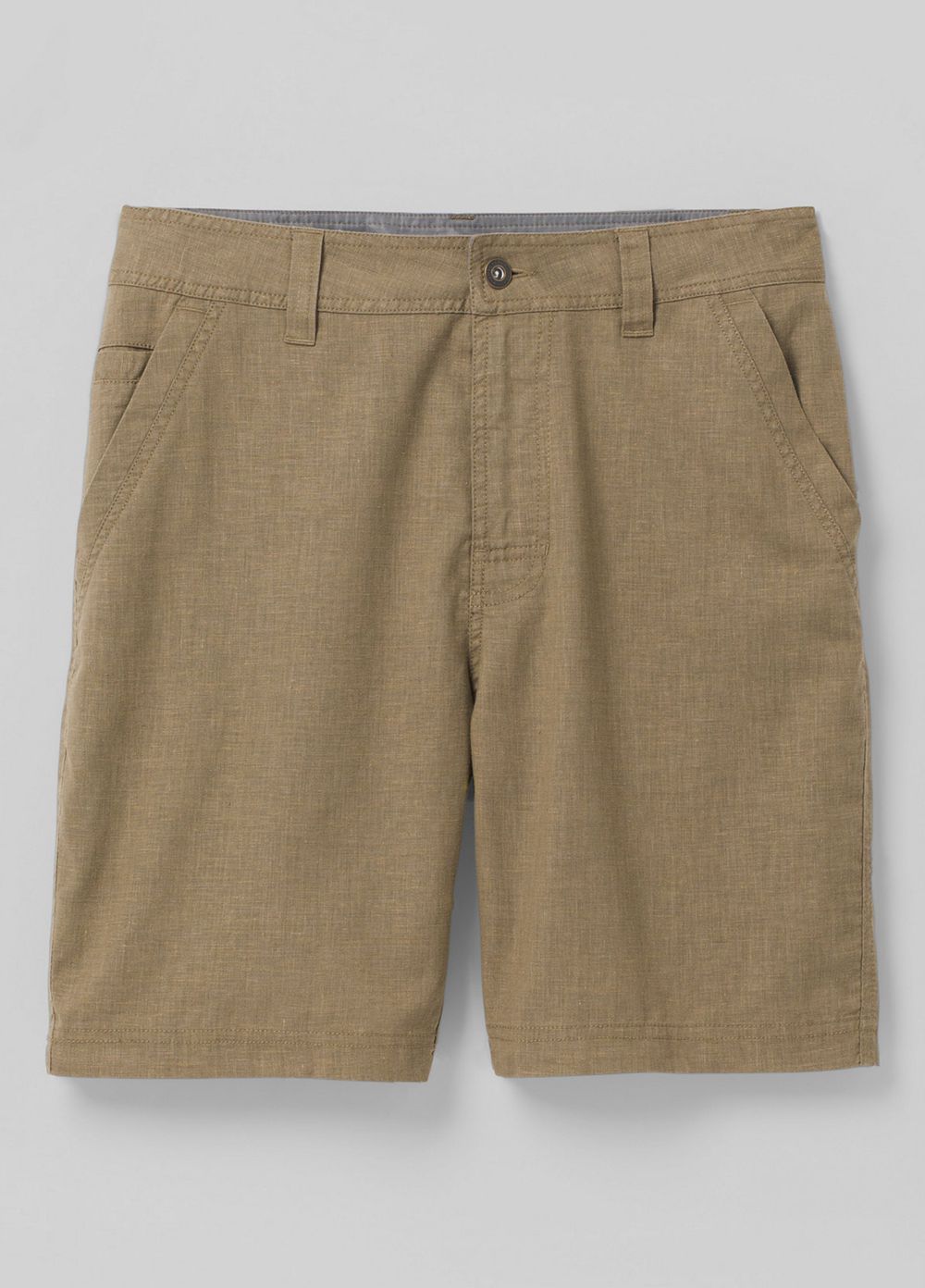 Beige Men's PrAna Furrow Shorts | 06793-CLEA