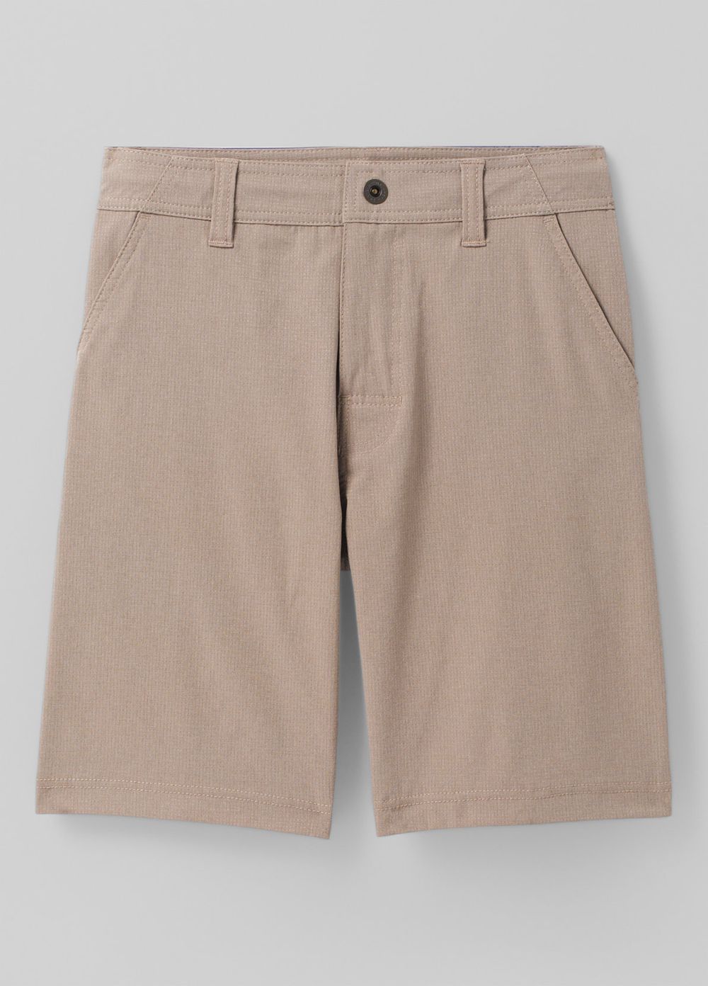 Beige Men's PrAna Hybridizer Shorts | 36952-VKRS