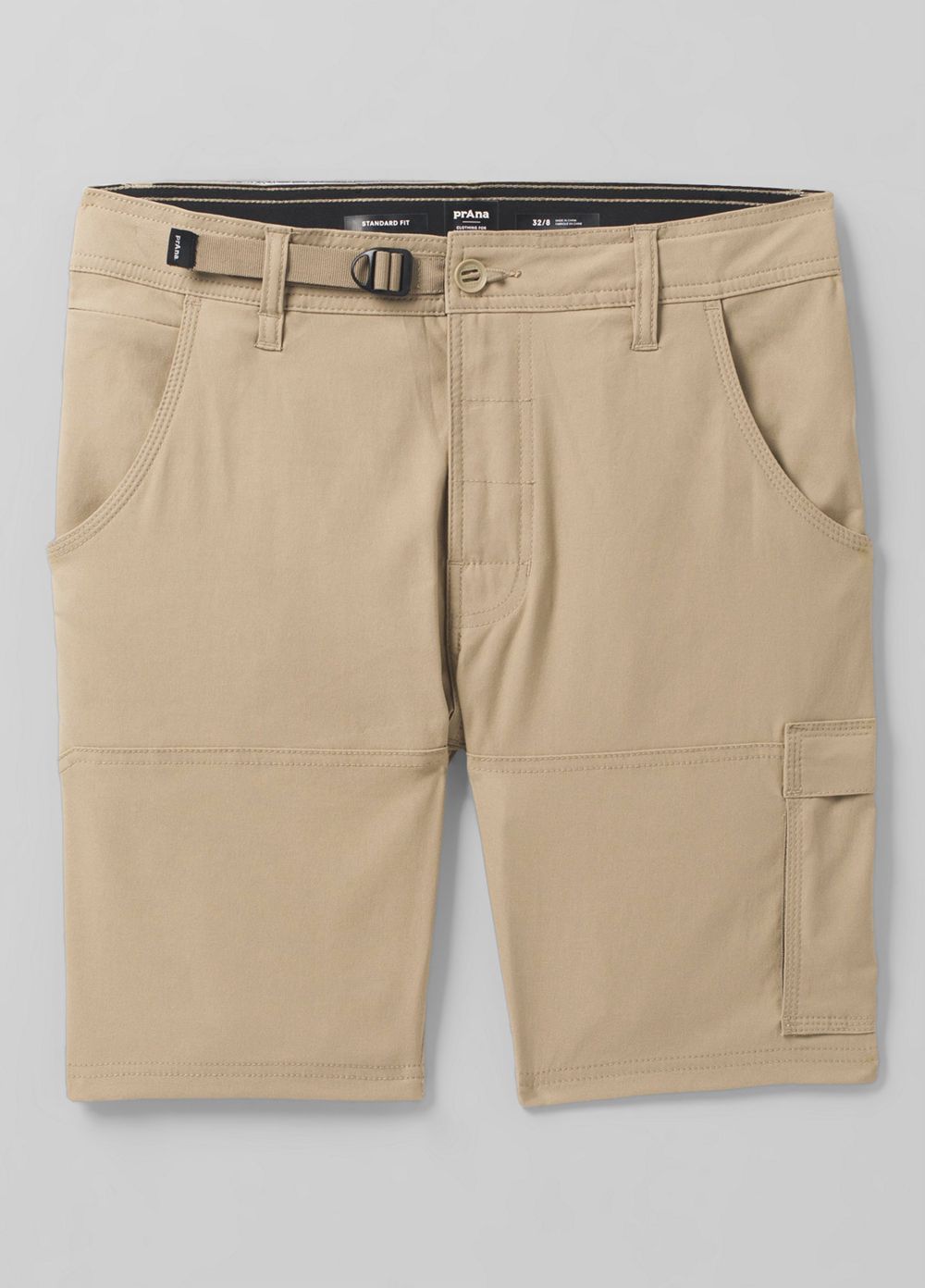 Beige Men's PrAna Stretch Zion II Shorts | 58204-YGPU