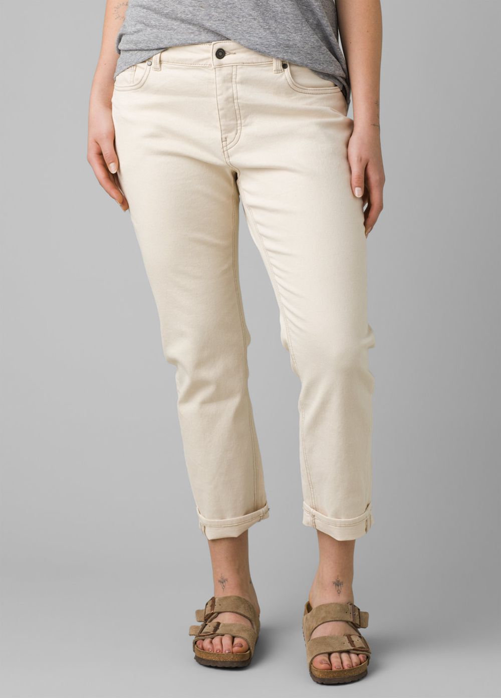 Beige Women\'s PrAna Buxton Jeans | 53874-DWSI