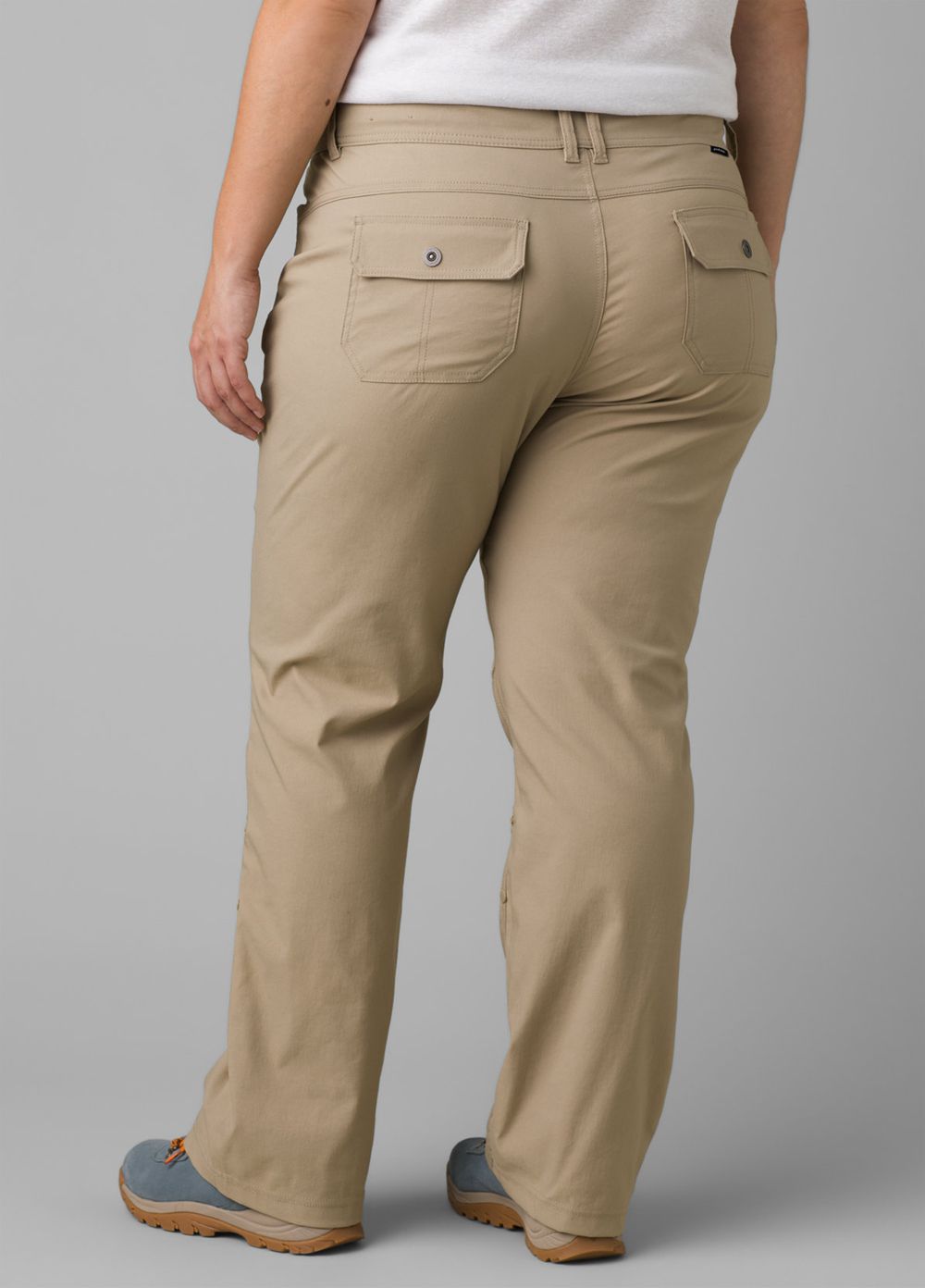 Beige Women's PrAna Halle Plus II Pants | 15324-GVSE