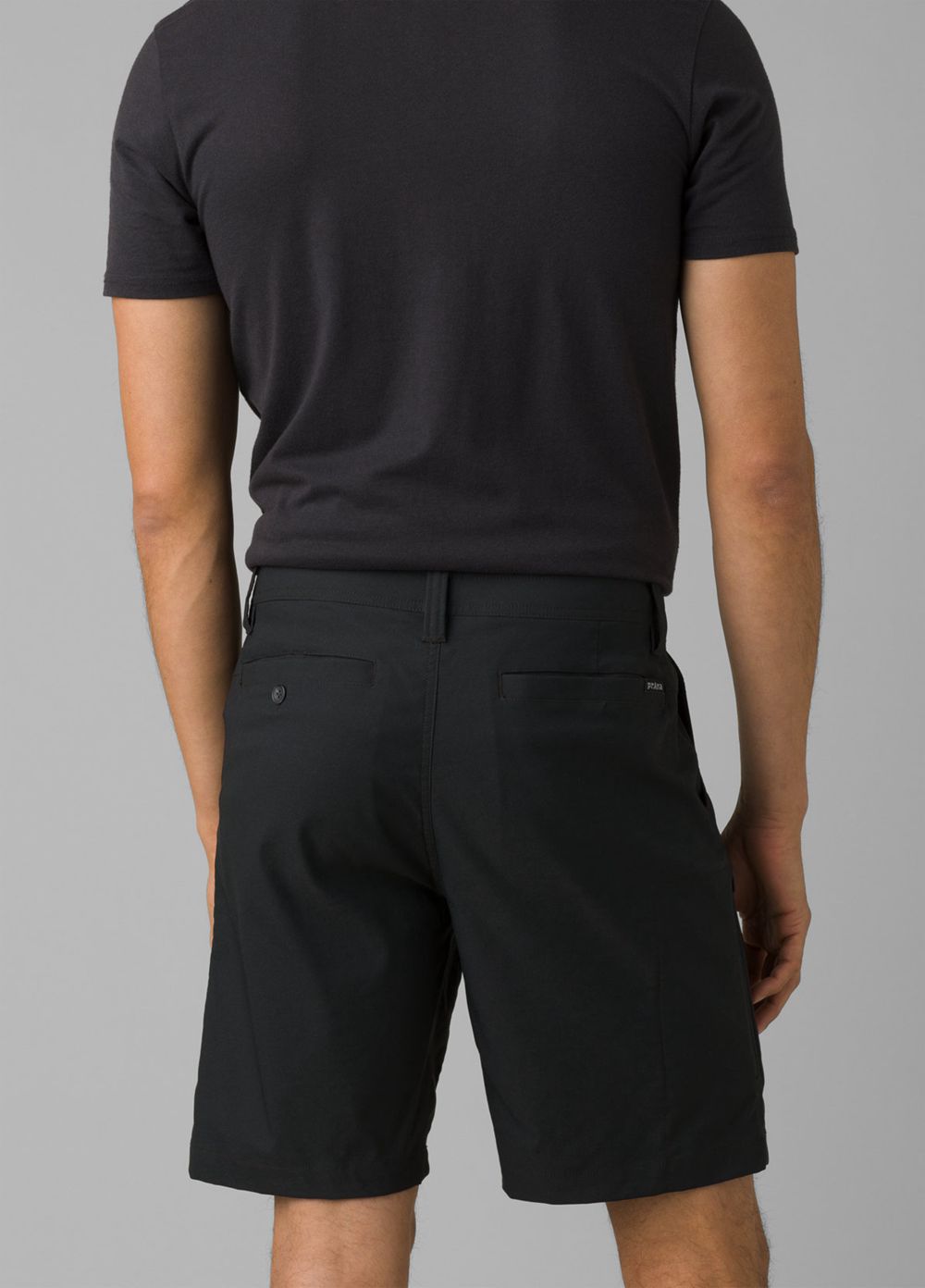 Black Men's PrAna Alameda Shorts | 26890-YPMA