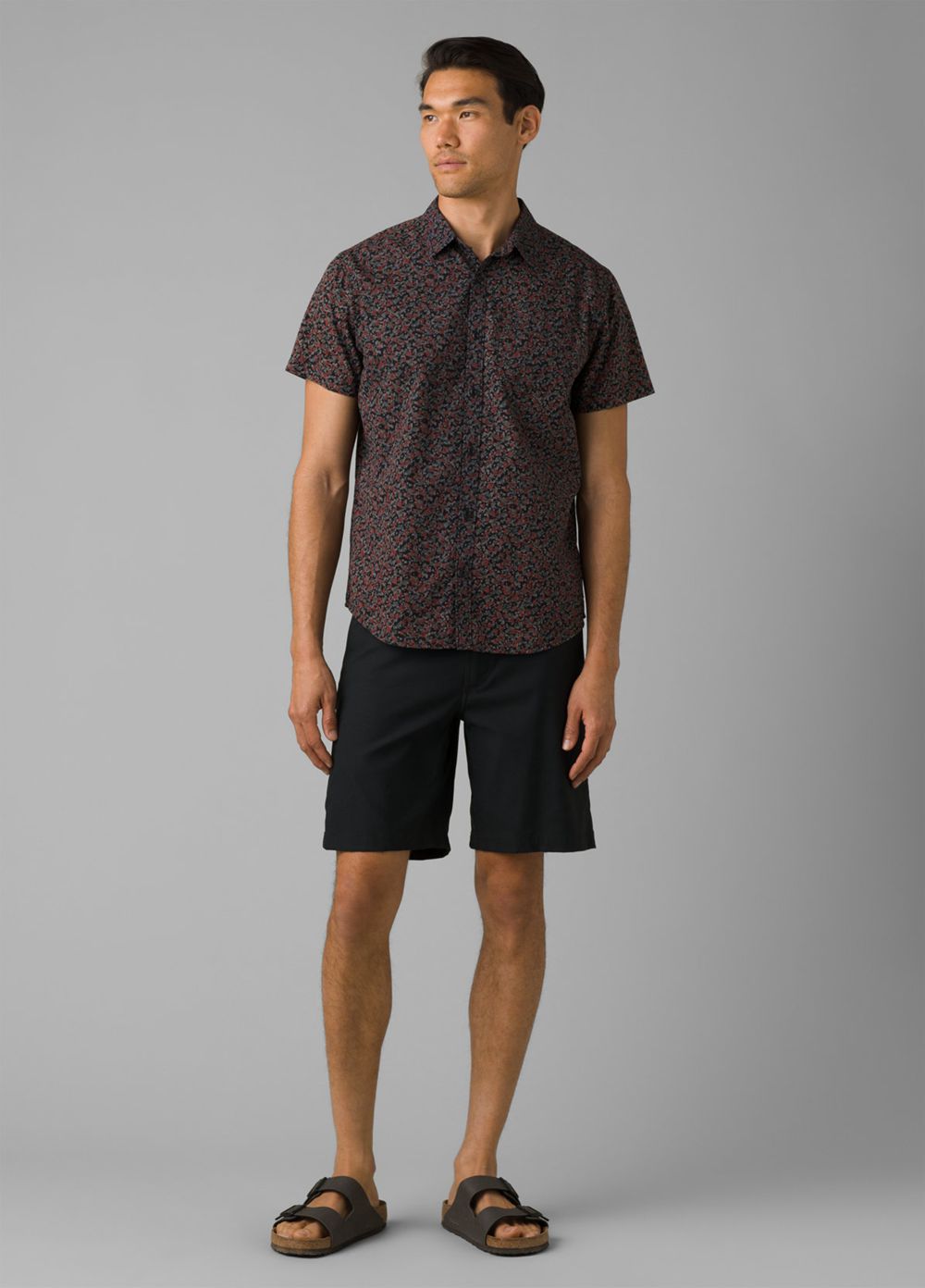 Black Men's PrAna Alameda Shorts | 26890-YPMA