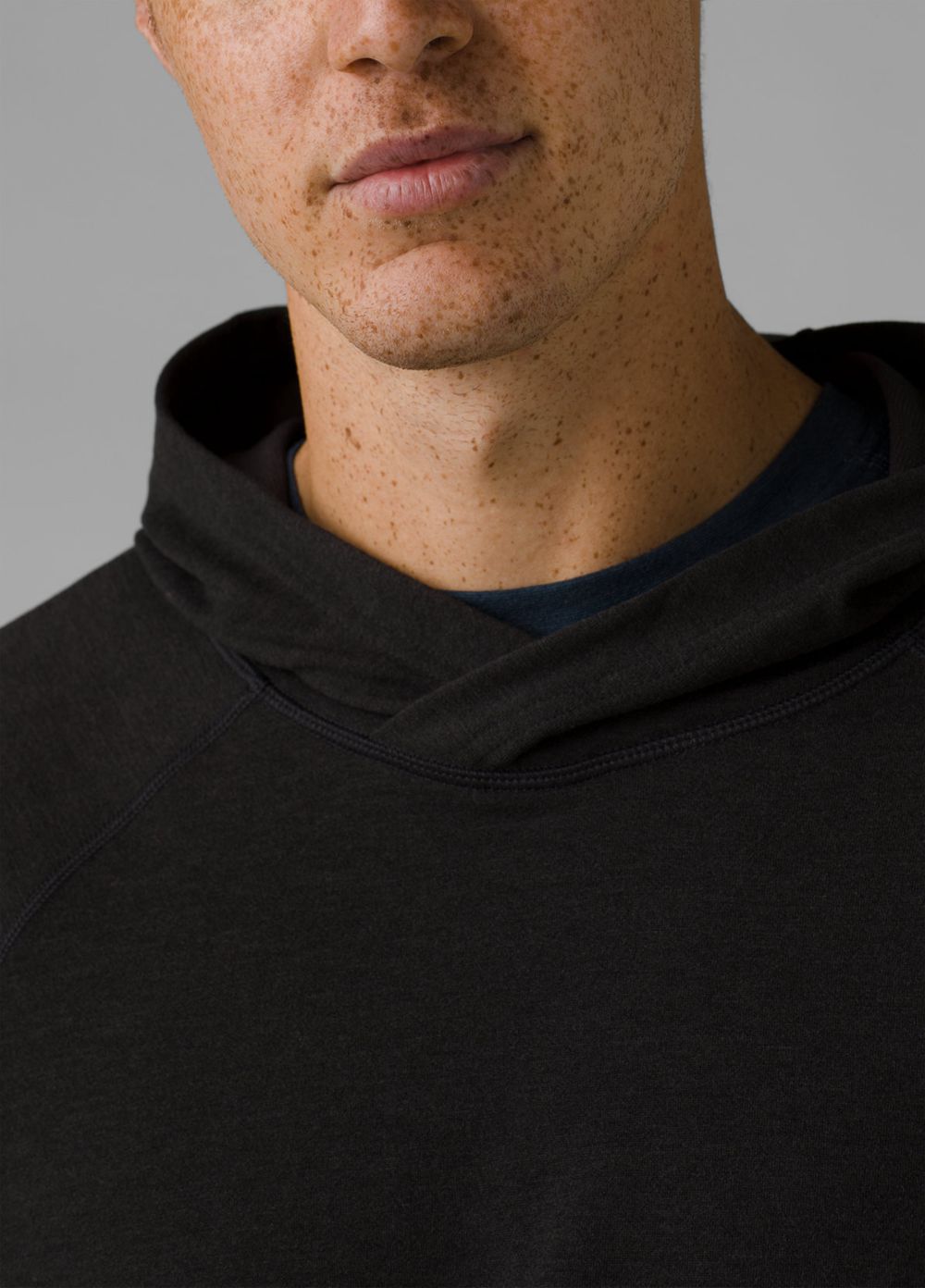 Black Men's PrAna Altitude Tracker Hoodie | 87429-OJLW