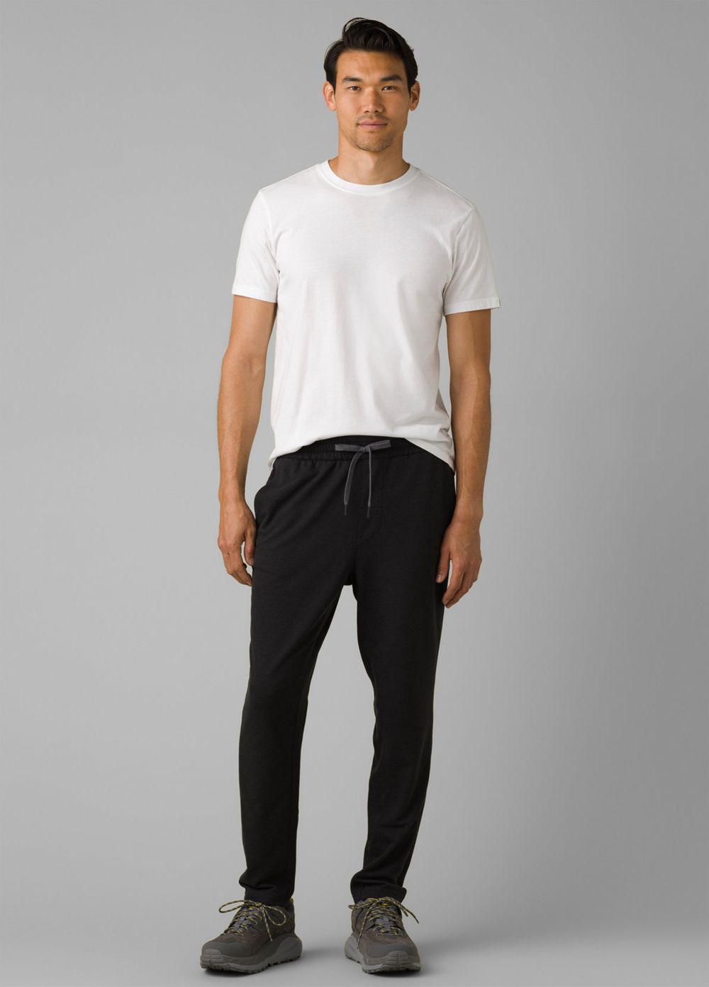 Black Men's PrAna Altitude Tracker Pants | 35602-EXOL