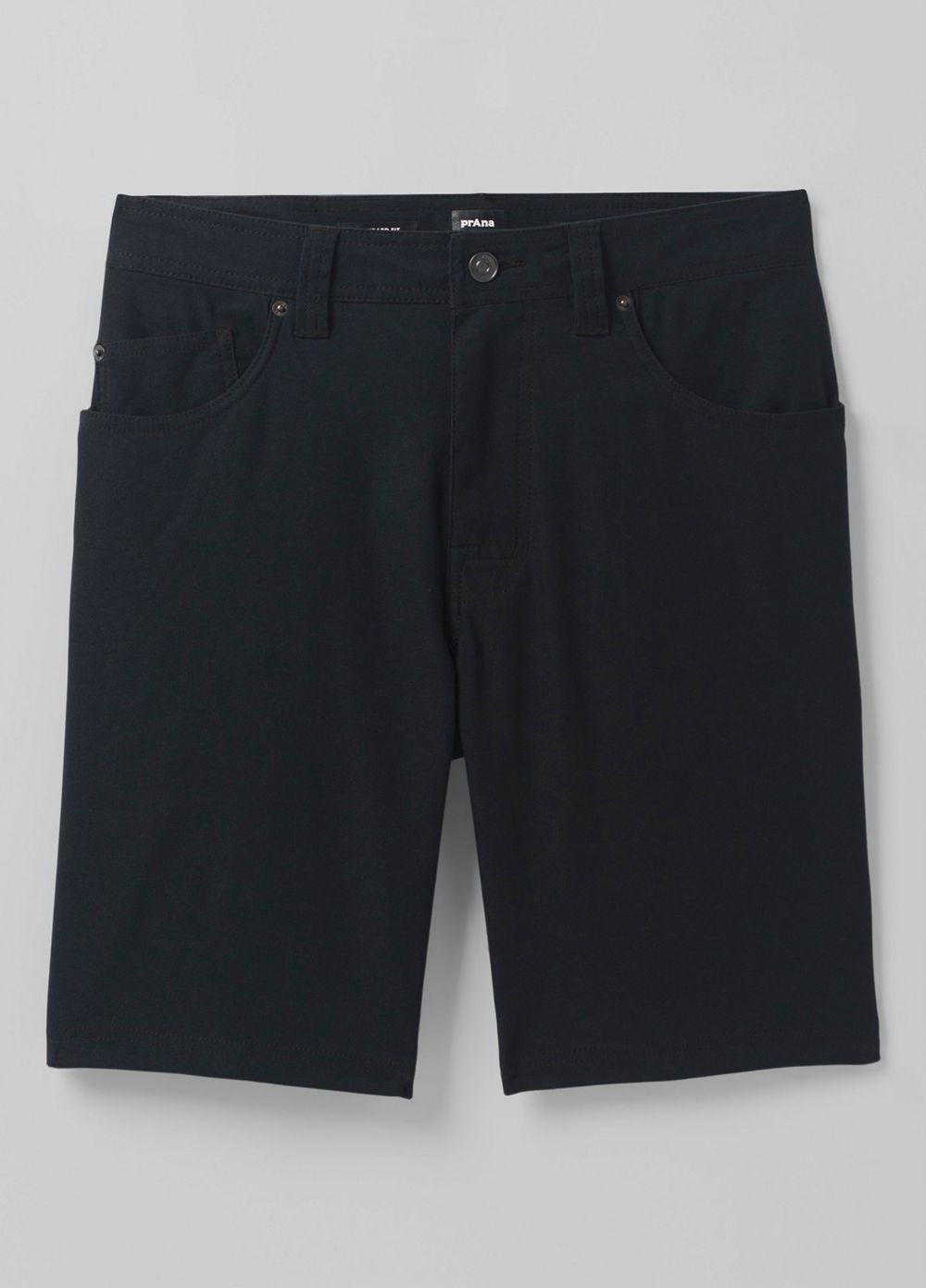 Black Men's PrAna Brion II Shorts | 63015-GPRK