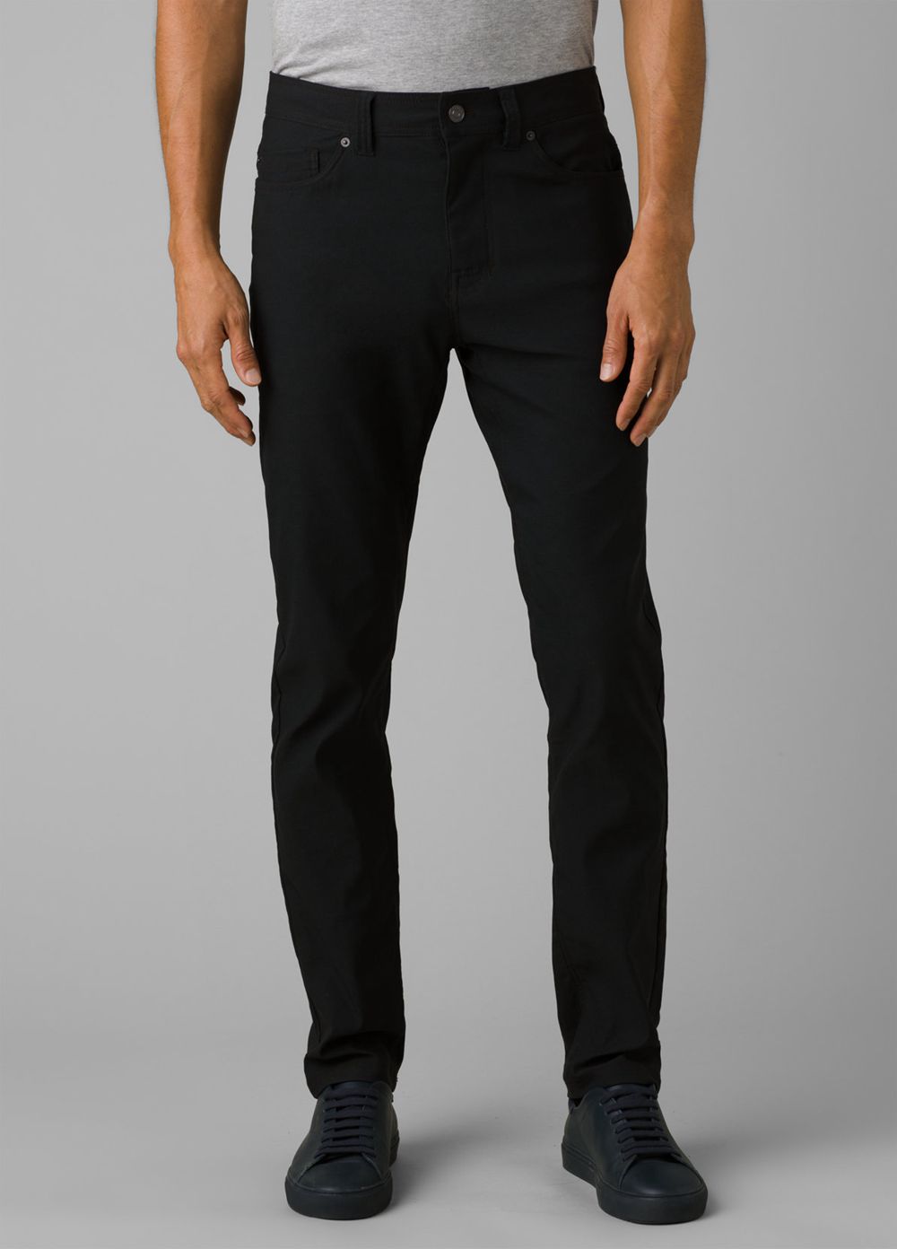 Black Men\'s PrAna Brion Slim II Pants | 90468-TQVO