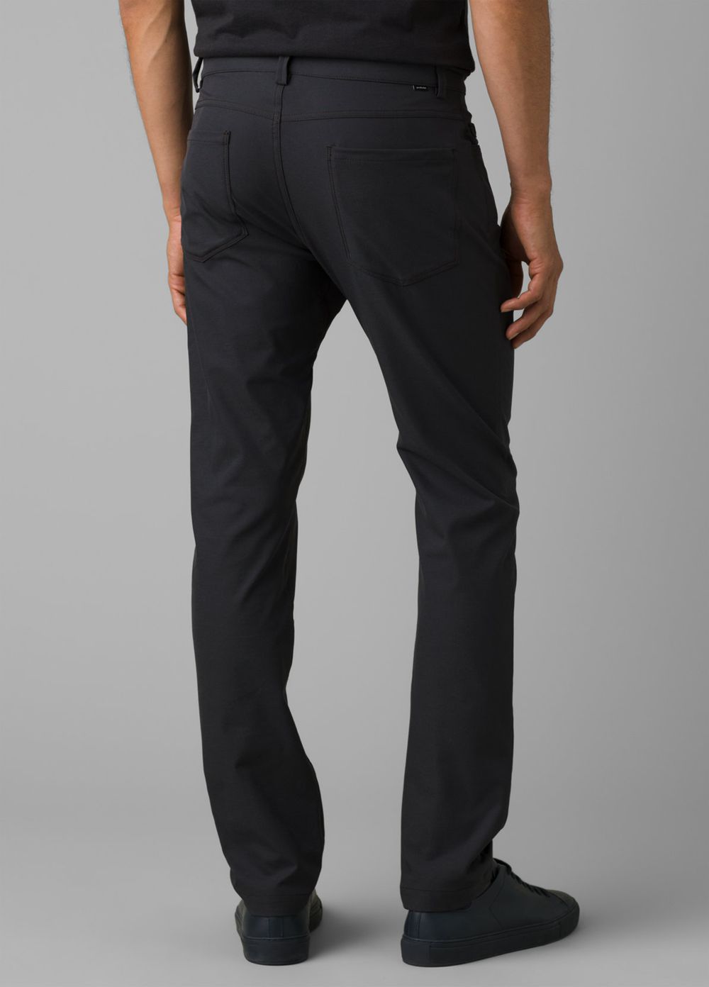 Black Men's PrAna Decoder Pants | 42173-YWIV