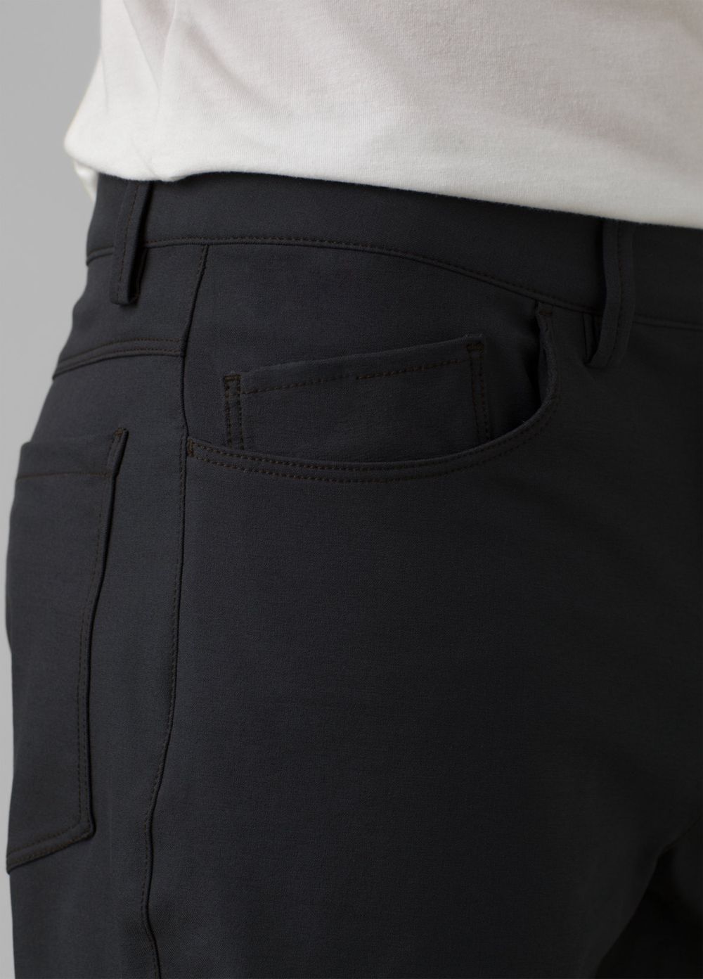 Black Men's PrAna Decoder Shorts | 67438-CBWI