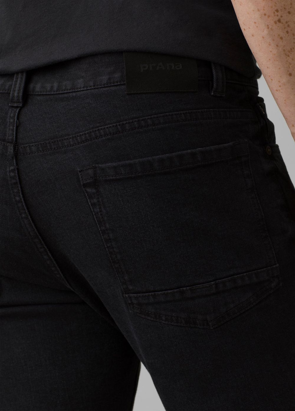 Black Men's PrAna Feener Jeans | 19802-ZOQP