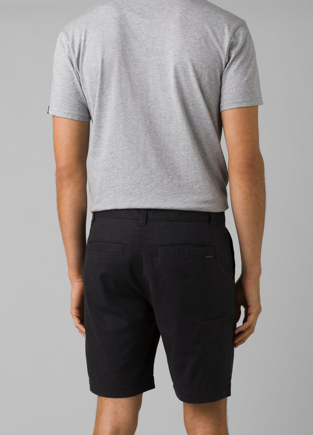 Black Men's PrAna Furrow Shorts | 75460-YIHG