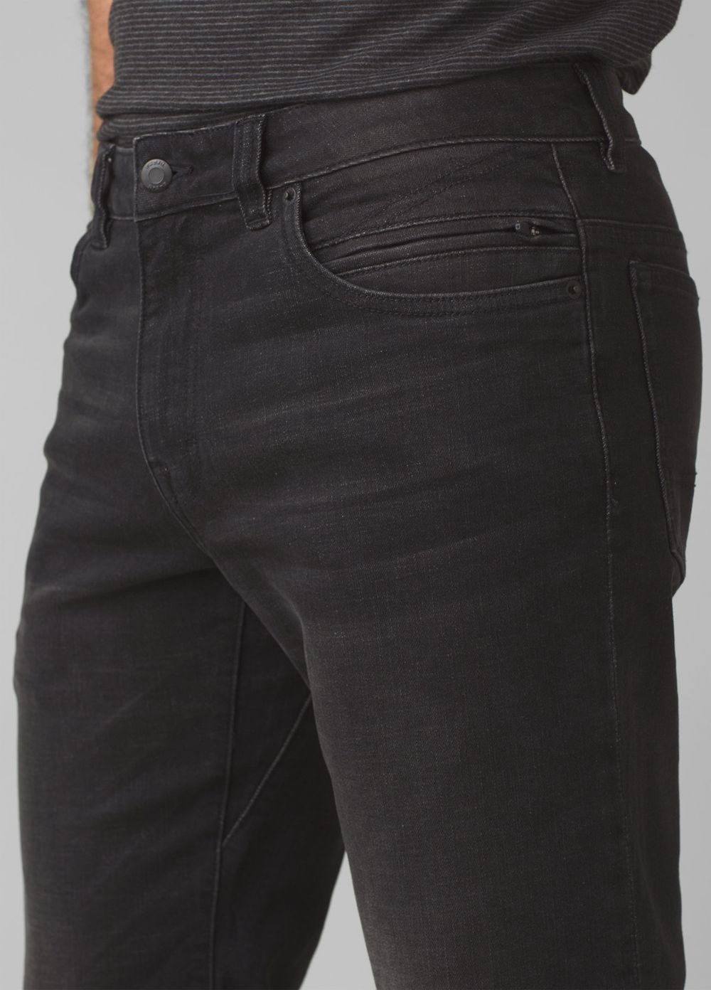 Black Men's PrAna Hillgard Jeans | 96250-CKWH