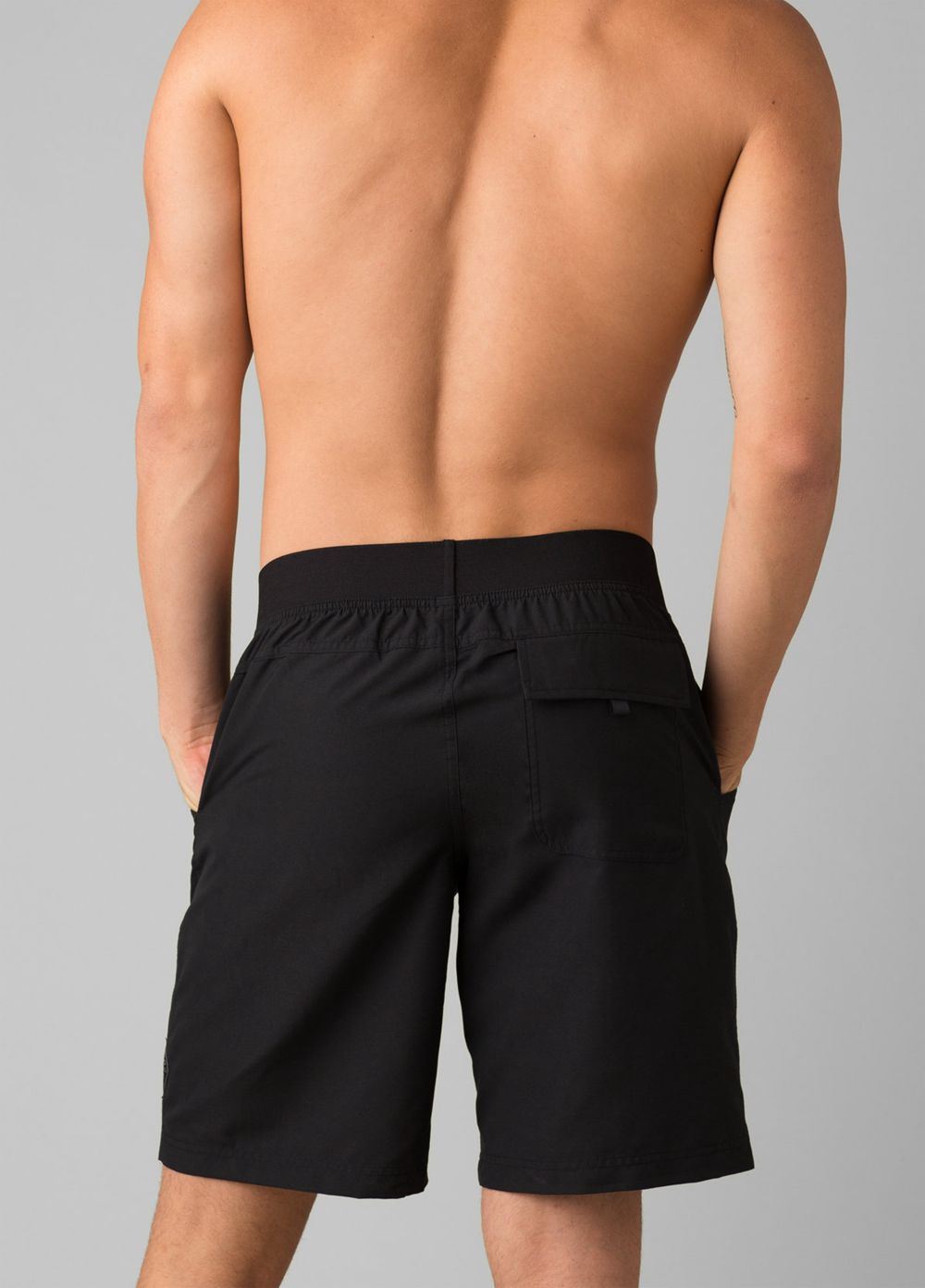 Black Men's PrAna Mojo Shorts | 72695-QWDL