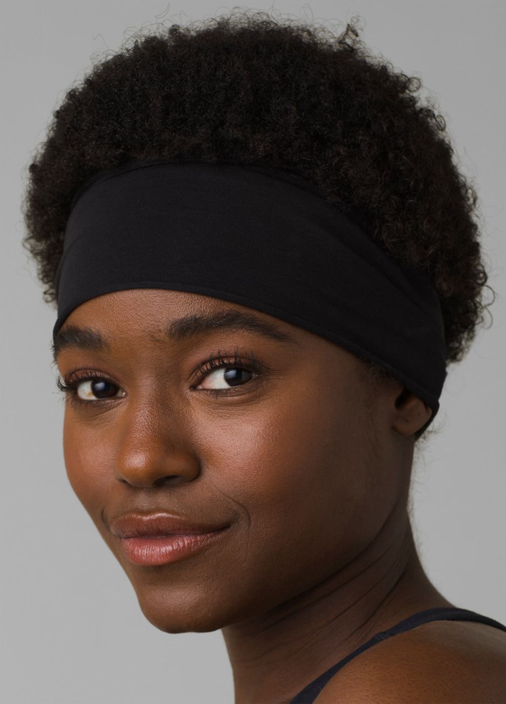 Black Men's PrAna Organic Headband | 30759-BAYG