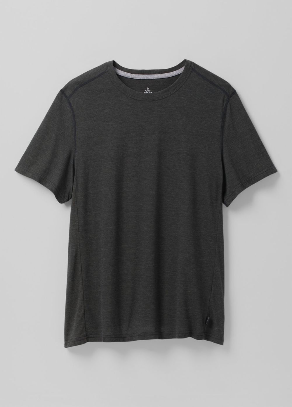 Black Men's PrAna Prospect Heights Crew T-Shirts | 92580-HAIK