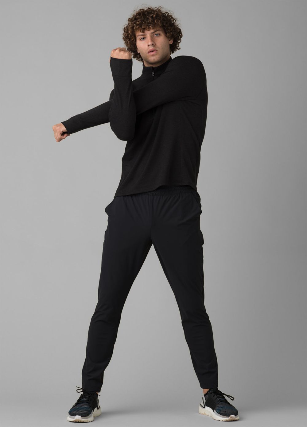 Black Men's PrAna Toro Sweep Pants | 01946-VWKT