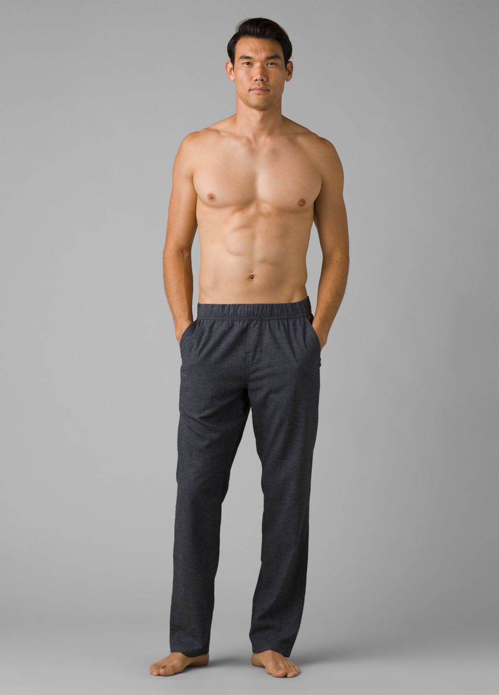 Black Men's PrAna Vaha E-Waist Pants | 42587-VQGJ