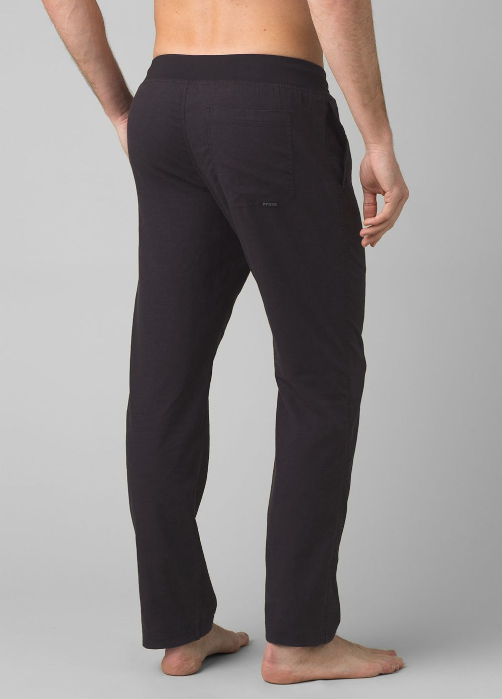 Black Men's PrAna Vaha Straight Pants | 14508-ZHKP