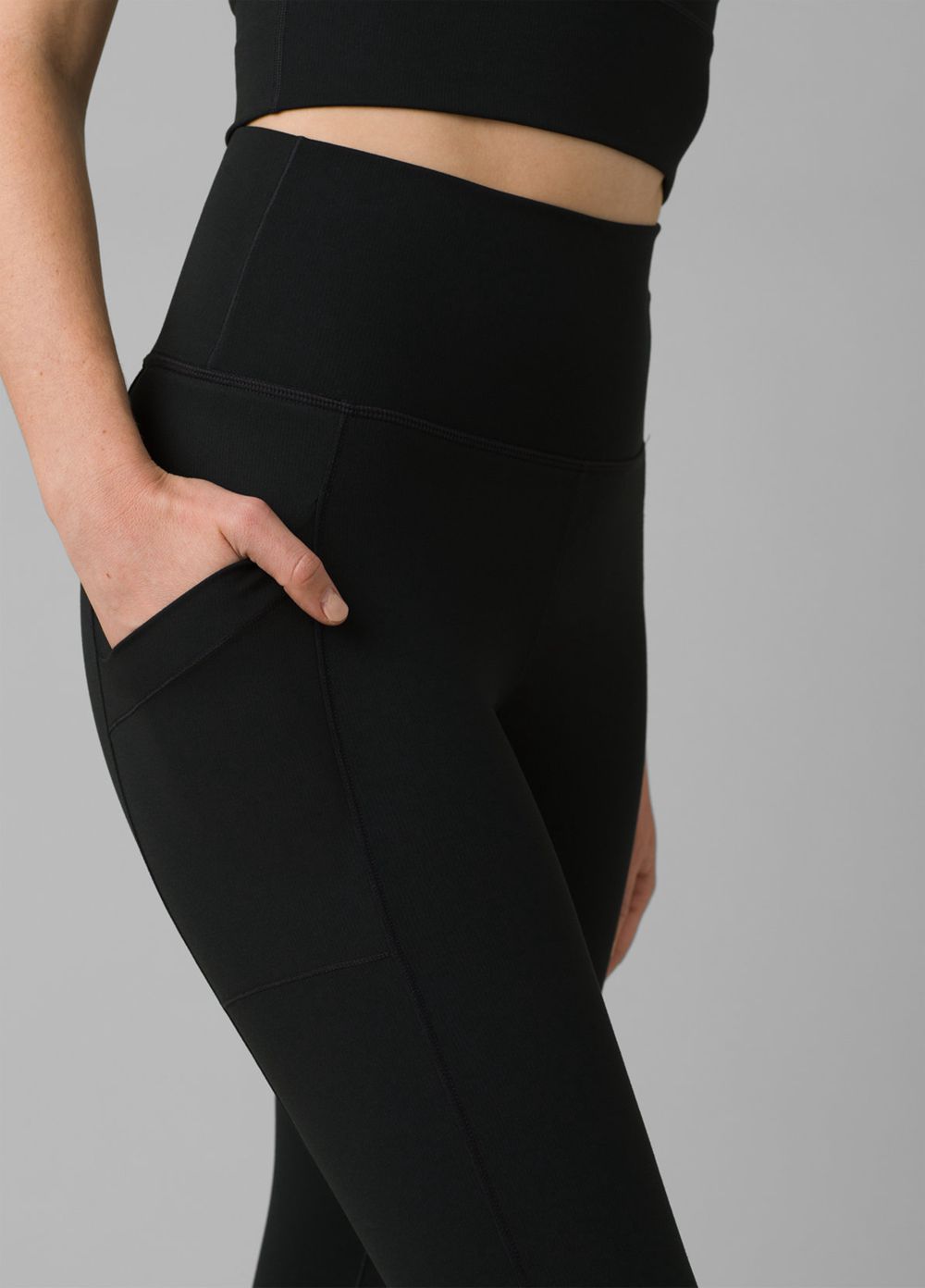 Black Women's PrAna Becksa 7/8 Leggings | 13045-YBCW