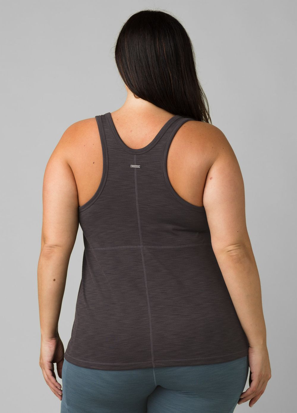 Black Women's PrAna Becksa Plus Tank Top | 95360-YVWI