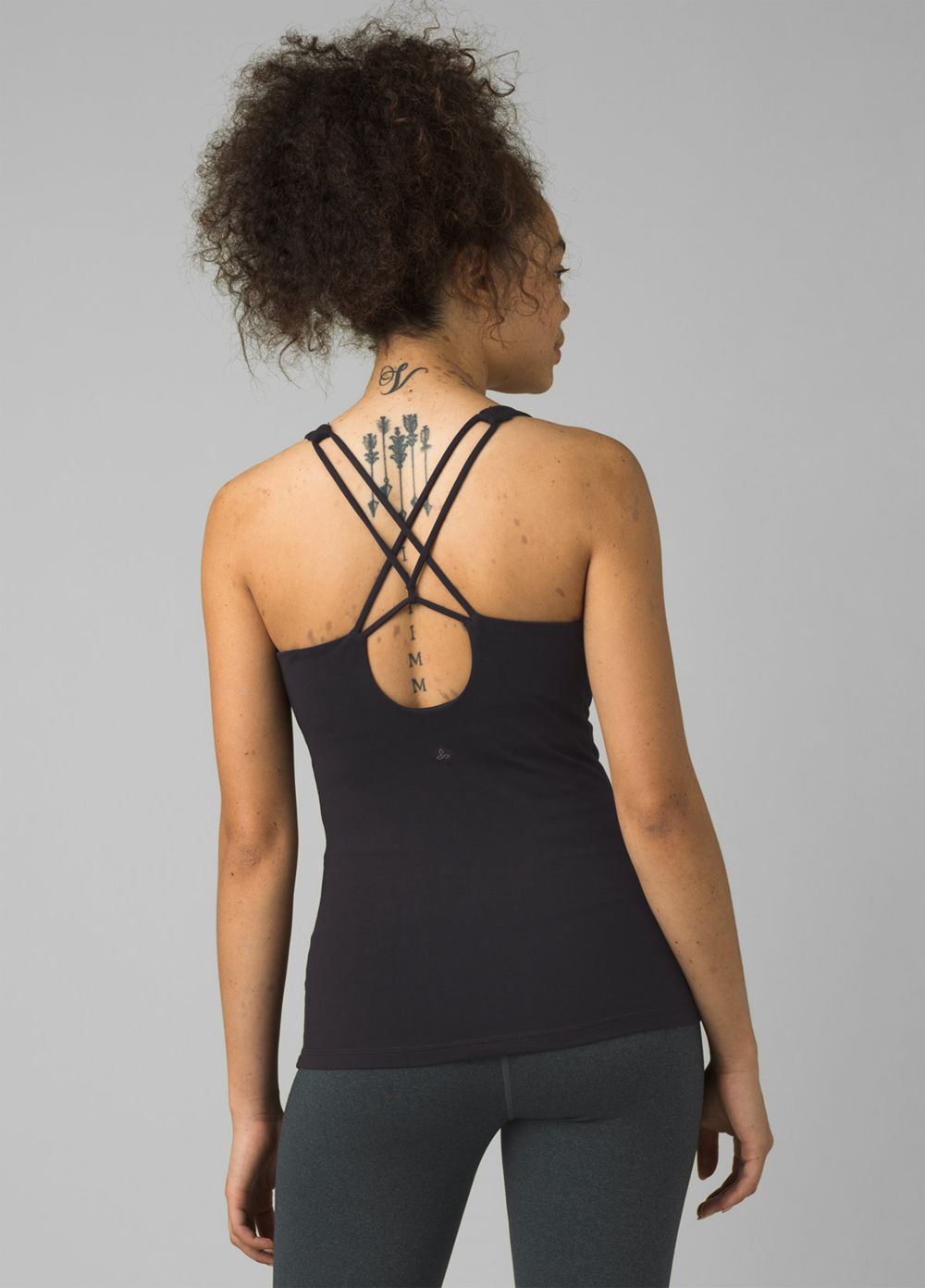 Black Women's PrAna Everyday Tank Top | 49765-PLHC