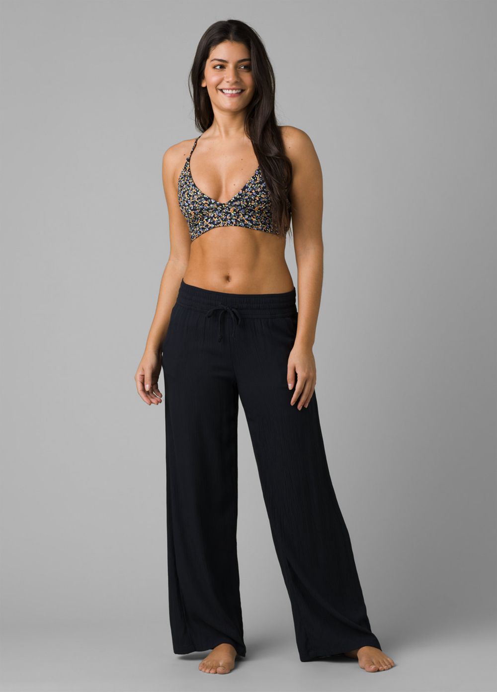 Black Women's PrAna Fernie Beach Pants | 92308-BVUT