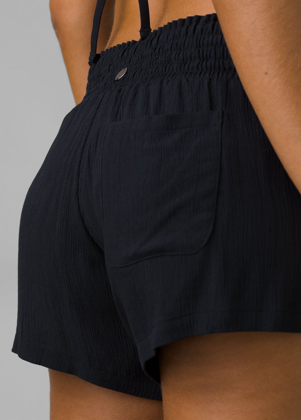 Black Women's PrAna Fernie Shorts | 92304-DTBW