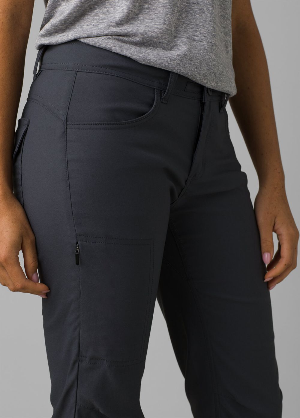 Black Women's PrAna Halle II Pants | 63751-NSEC