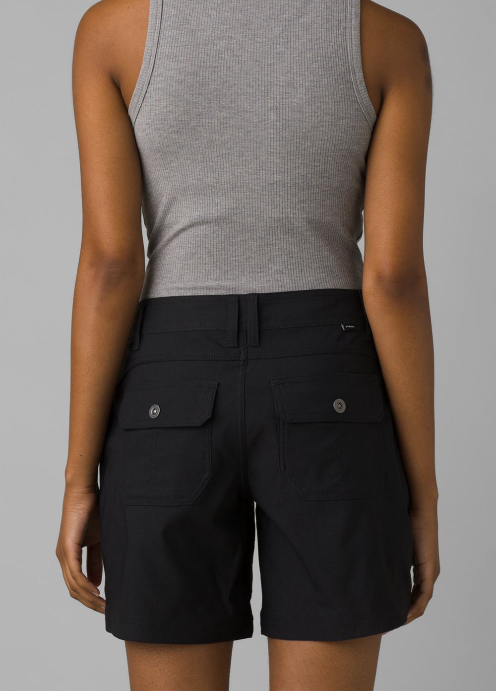 Black Women's PrAna Halle II Shorts | 01235-WVAG