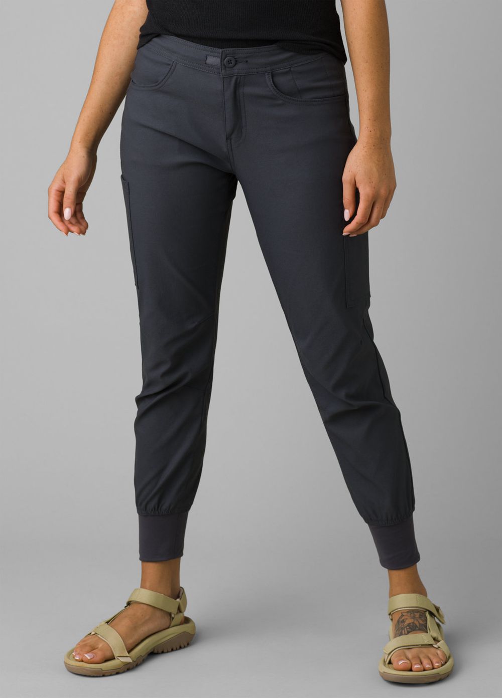 Black Women\'s PrAna Halle Jogger II Pants | 96725-FXOT