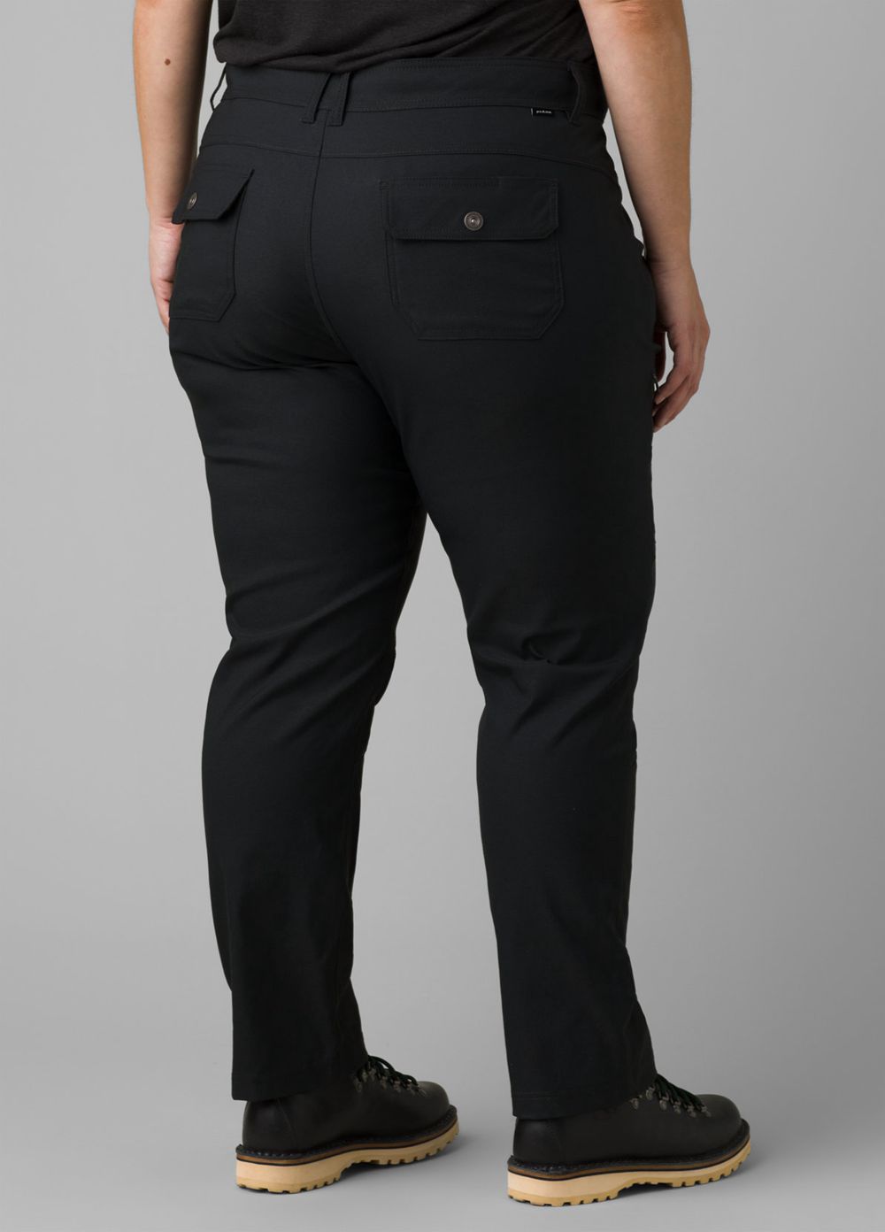 Black Women's PrAna Halle Straight Plus II Pants | 90741-RWDK