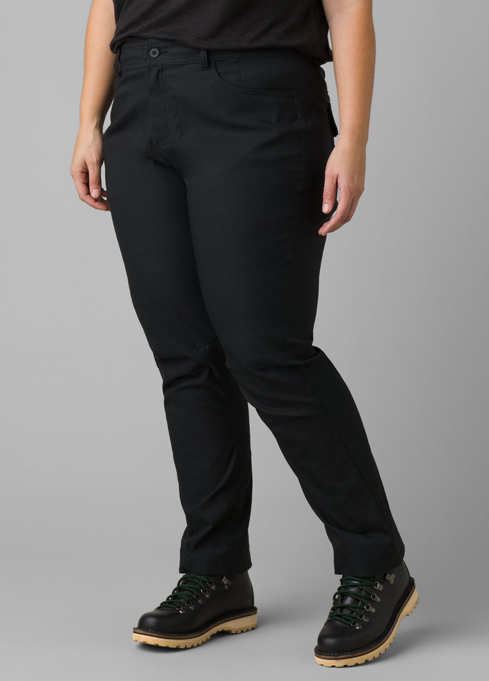 Black Women\'s PrAna Halle Straight Plus II Pants | 90741-RWDK