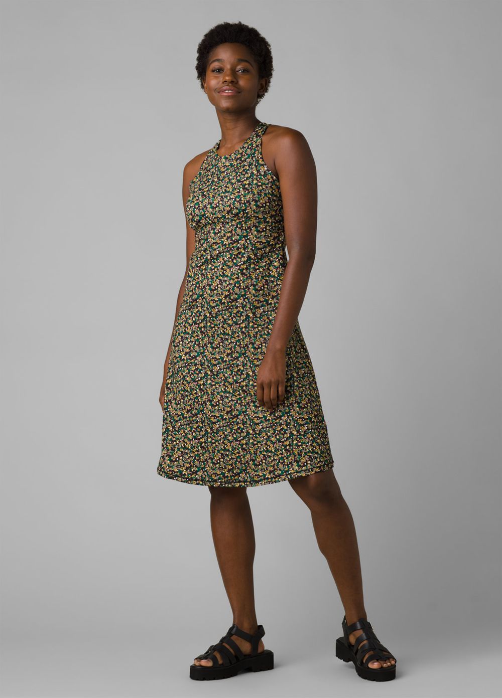 Black Women's PrAna Jewel Lake Dresses | 15738-ENOM