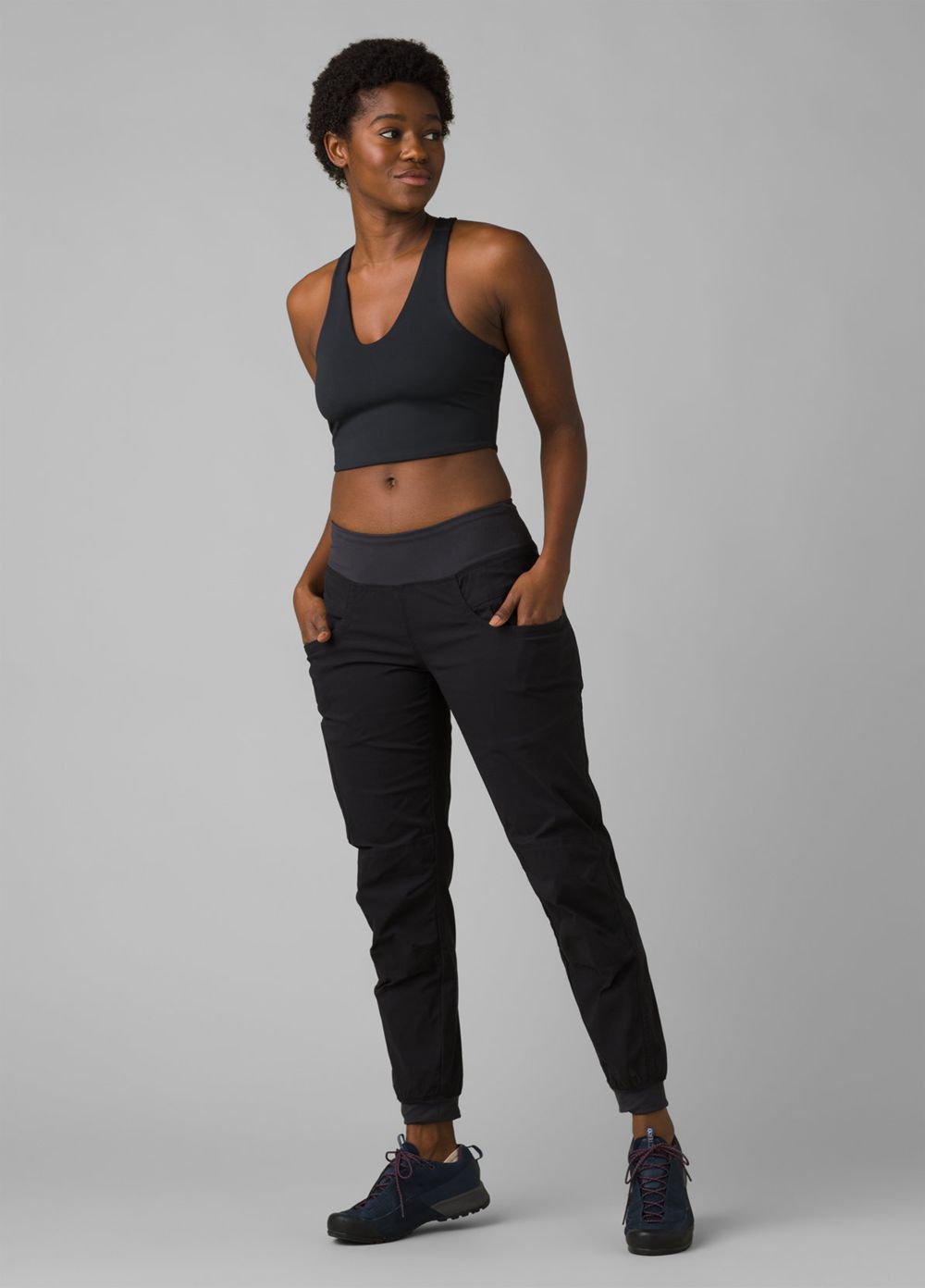 Black Women's PrAna Kanab Pants | 92187-XAWT