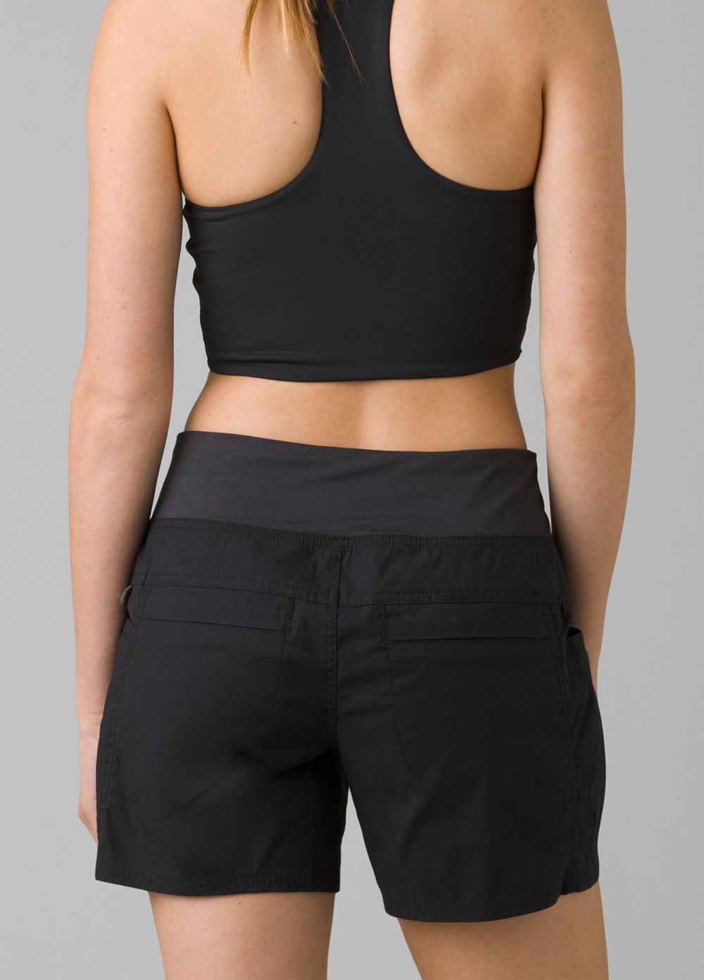 Black Women's PrAna Kanab Shorts | 89271-GXAH