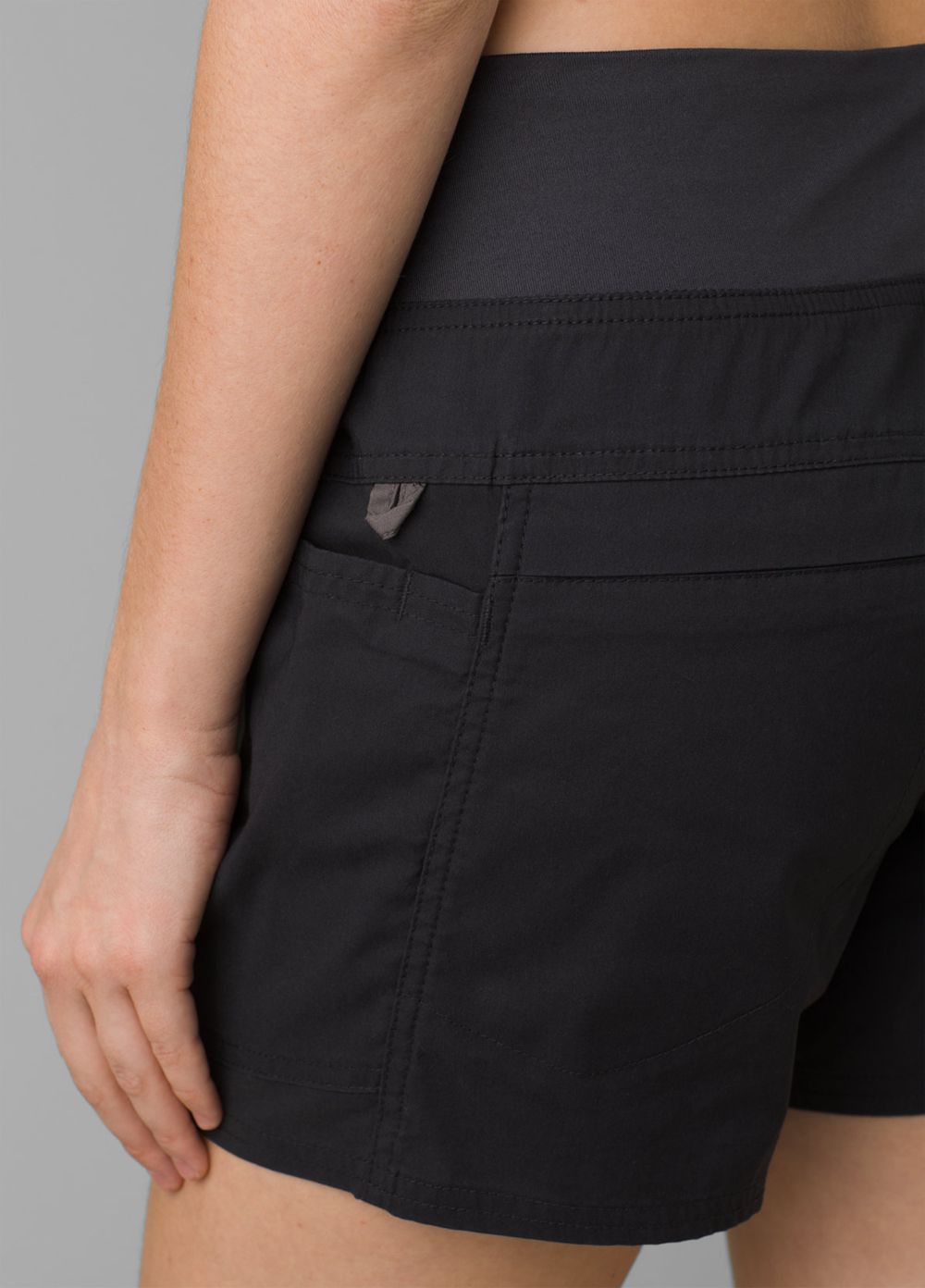 Black Women's PrAna Kanab Shorts | 89271-GXAH