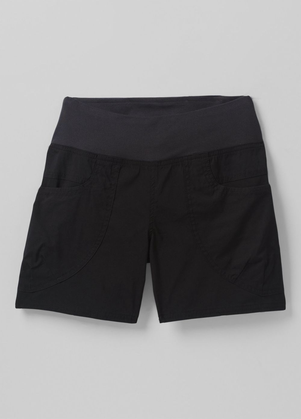 Black Women's PrAna Kanab Shorts | 89271-GXAH