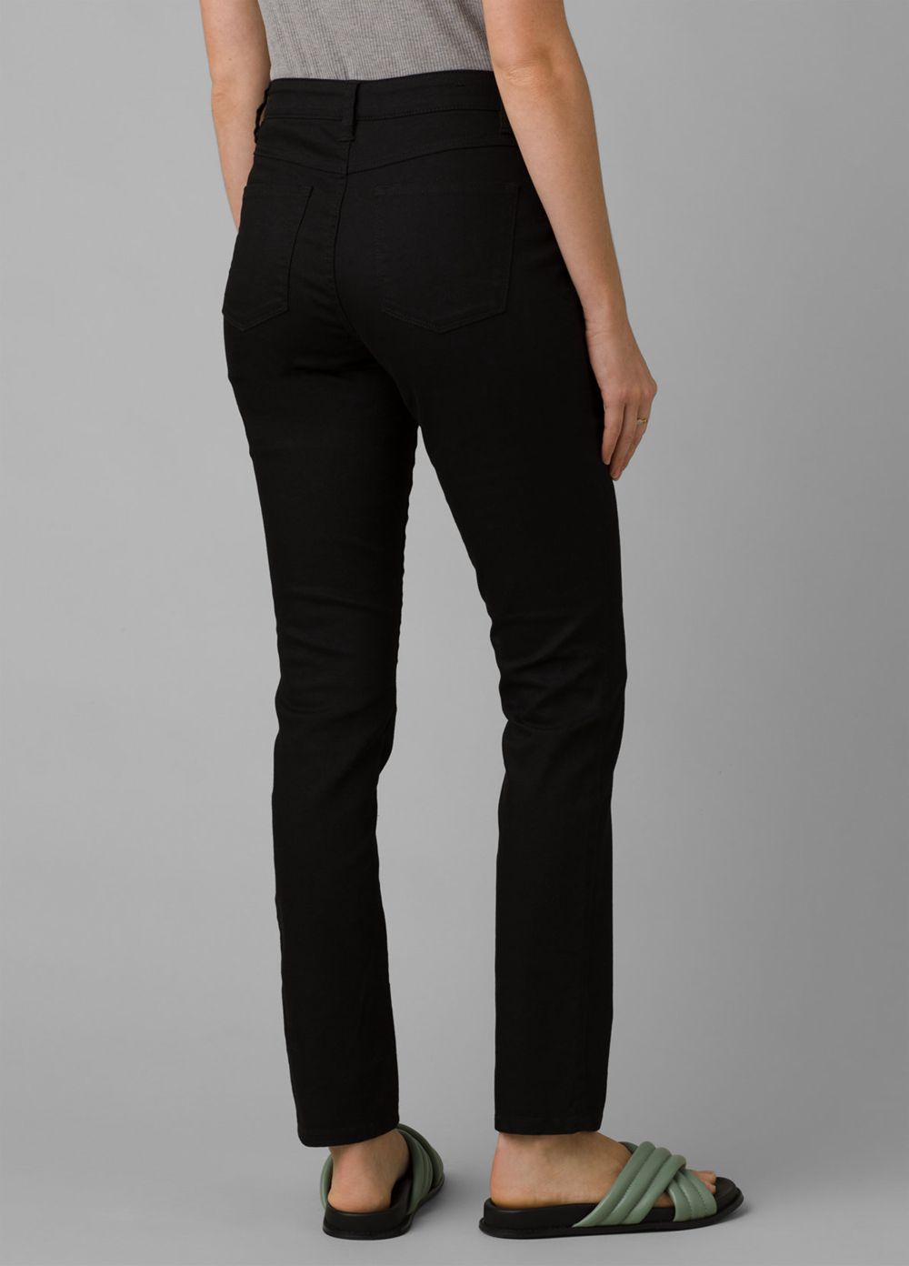 Black Women's PrAna Kayla High Rise Jeans | 90185-MCFD