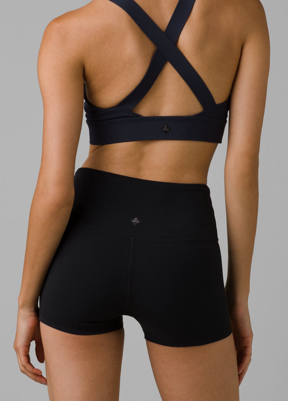 Black Women's PrAna Layna Shorts | 27193-KVXC