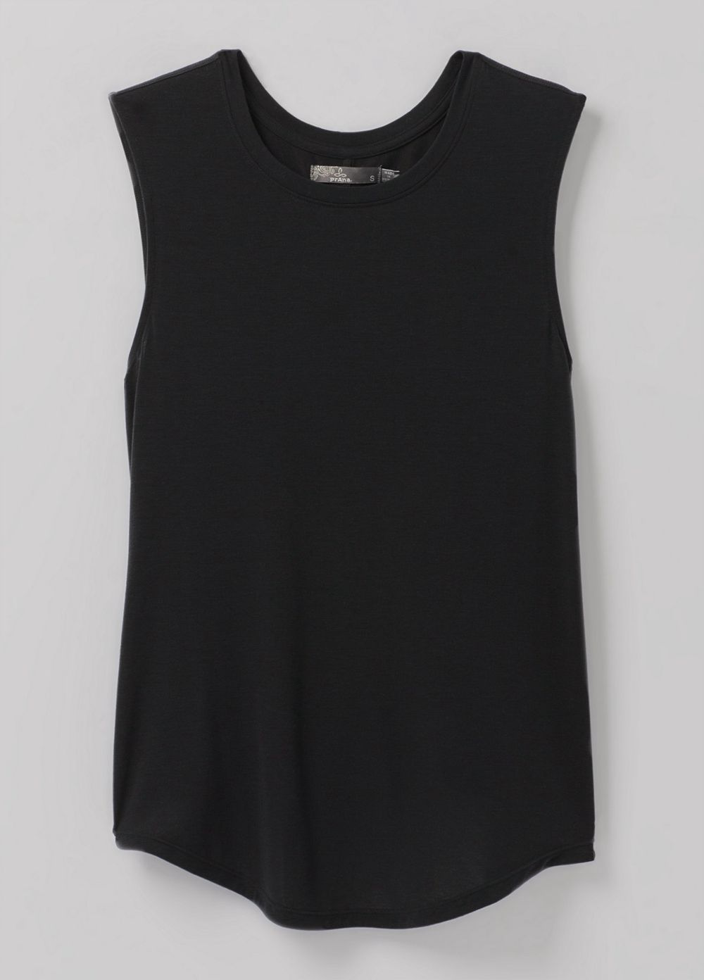 Black Women's PrAna Rogue Sleeveless Tank Top | 72986-VODM