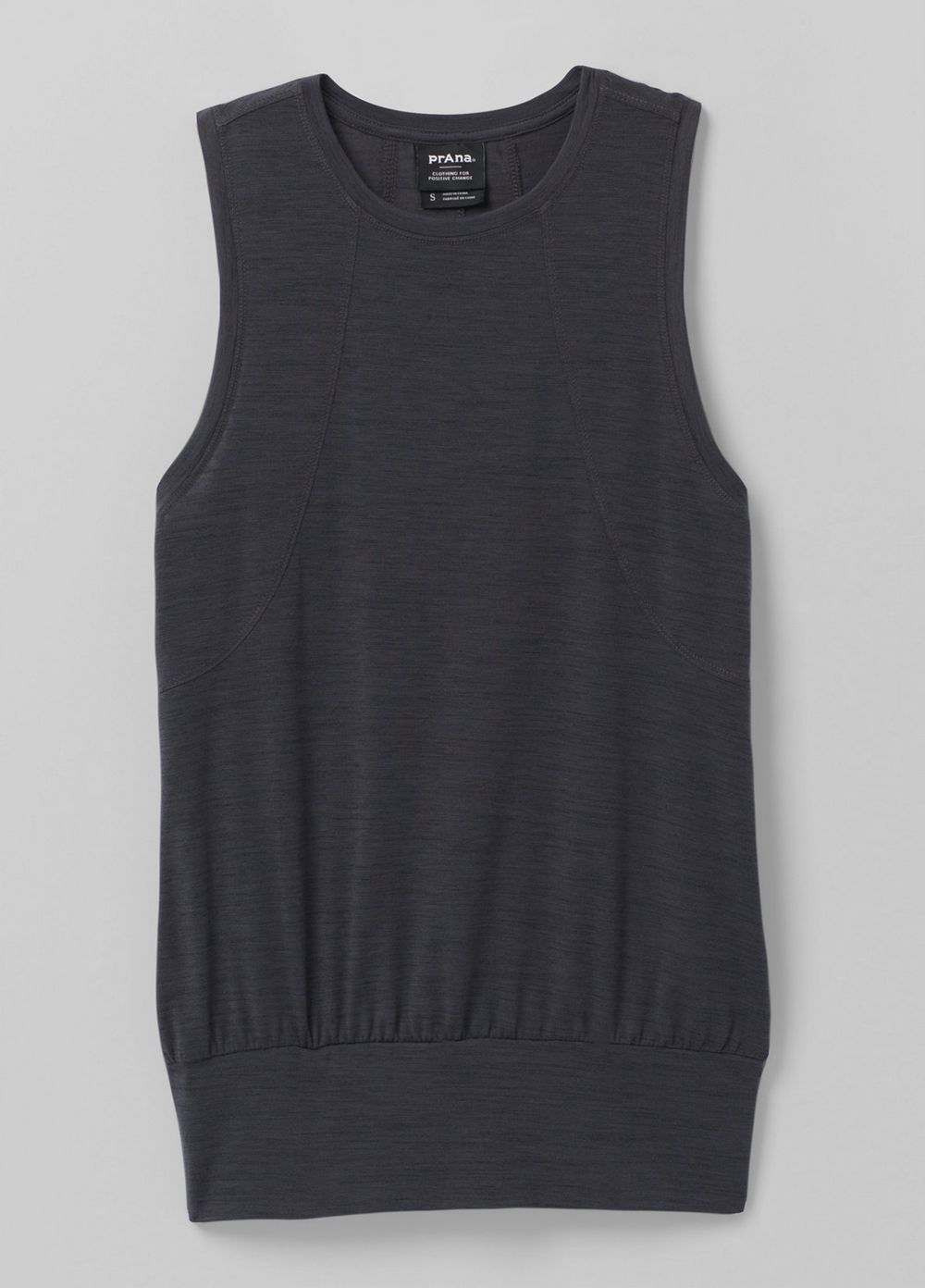 Black Women's PrAna Sol Protect Tank Top | 84360-EJVM