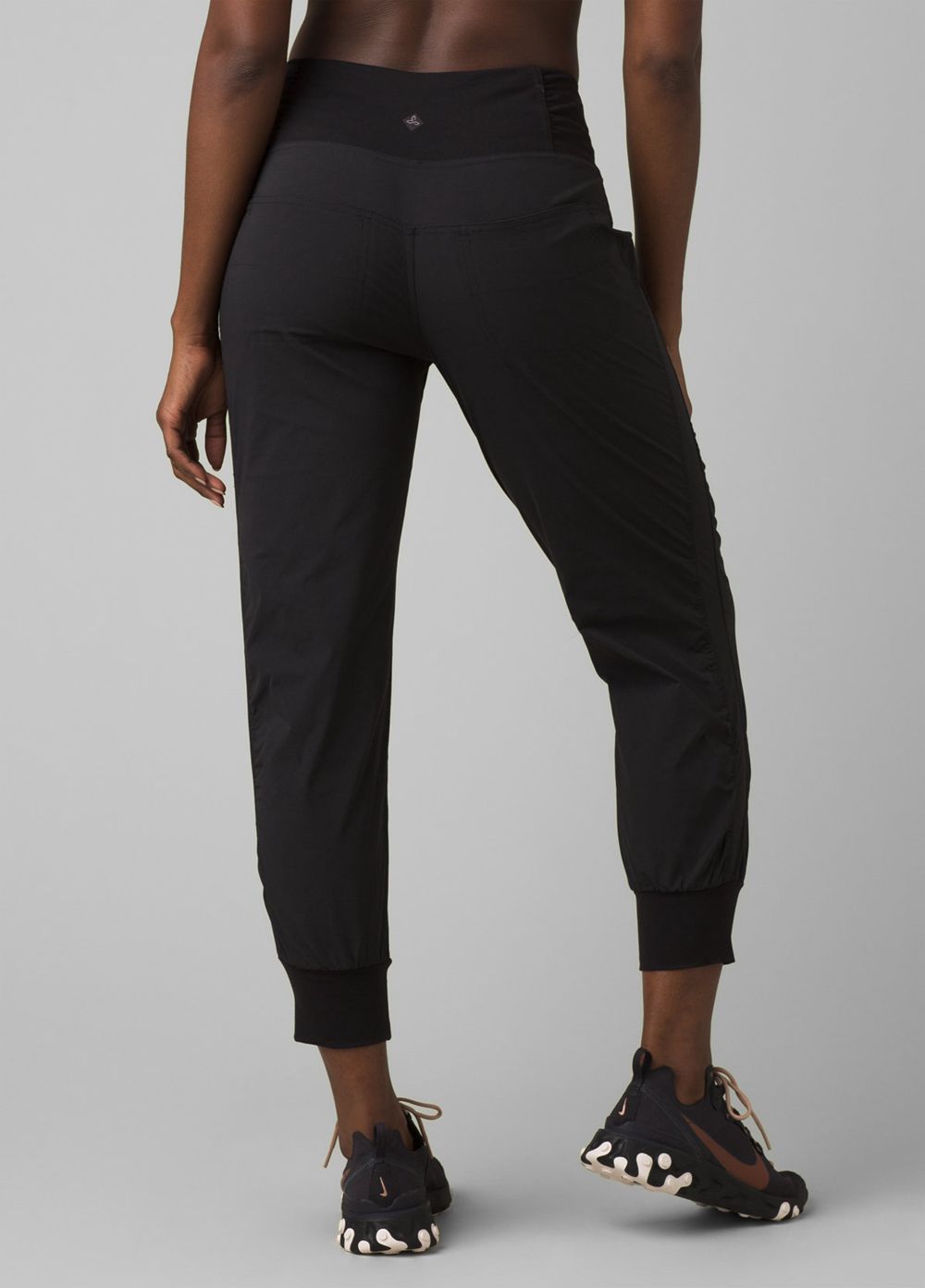 Black Women's PrAna Summit Jogger Pants | 06873-JIRQ