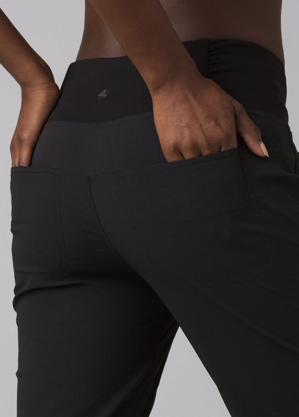 Black Women's PrAna Summit Jogger Pants | 06873-JIRQ