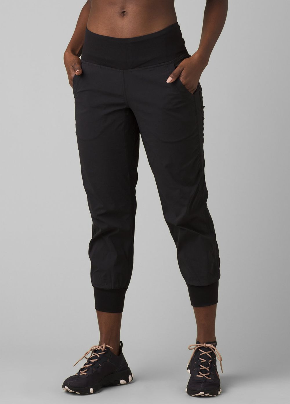 Black Women\'s PrAna Summit Jogger Pants | 06873-JIRQ