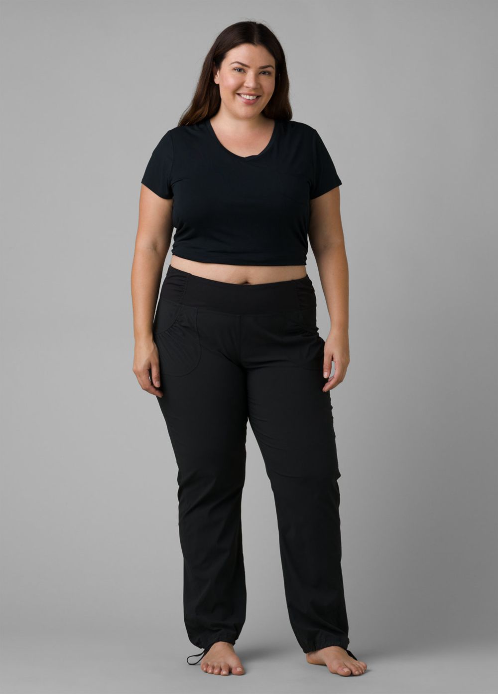 Black Women's PrAna Summit Plus Pants | 08765-ALTS