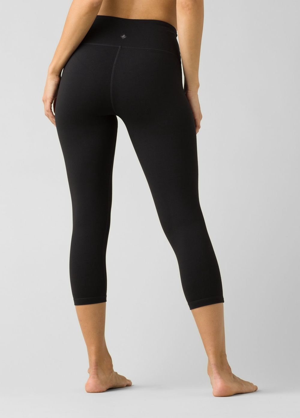 Black Women's PrAna Transform Capri Leggings | 72085-MRCL