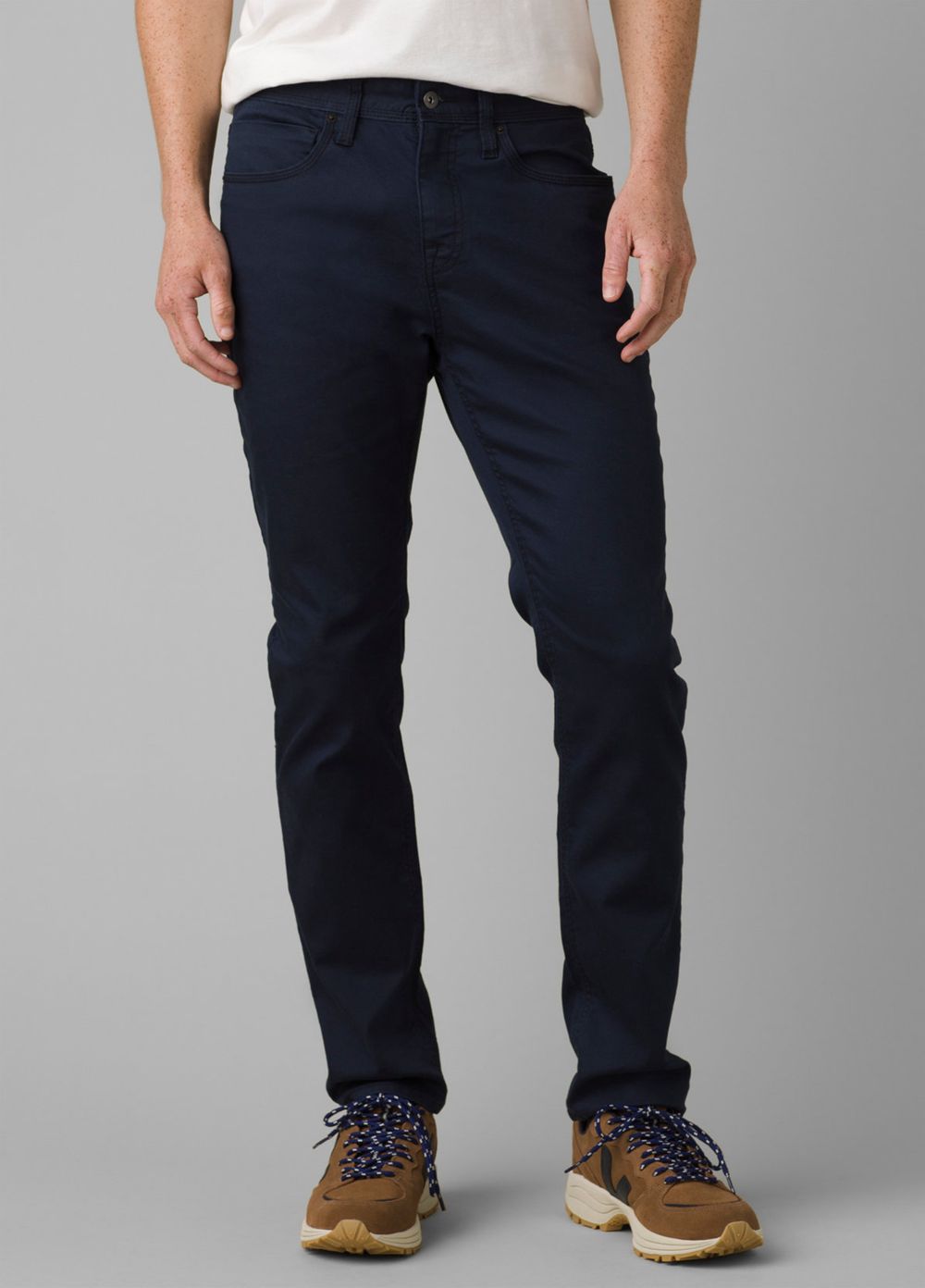 Blue Men\'s PrAna Bridger Slim Tapered Jeans | 31506-QVXO