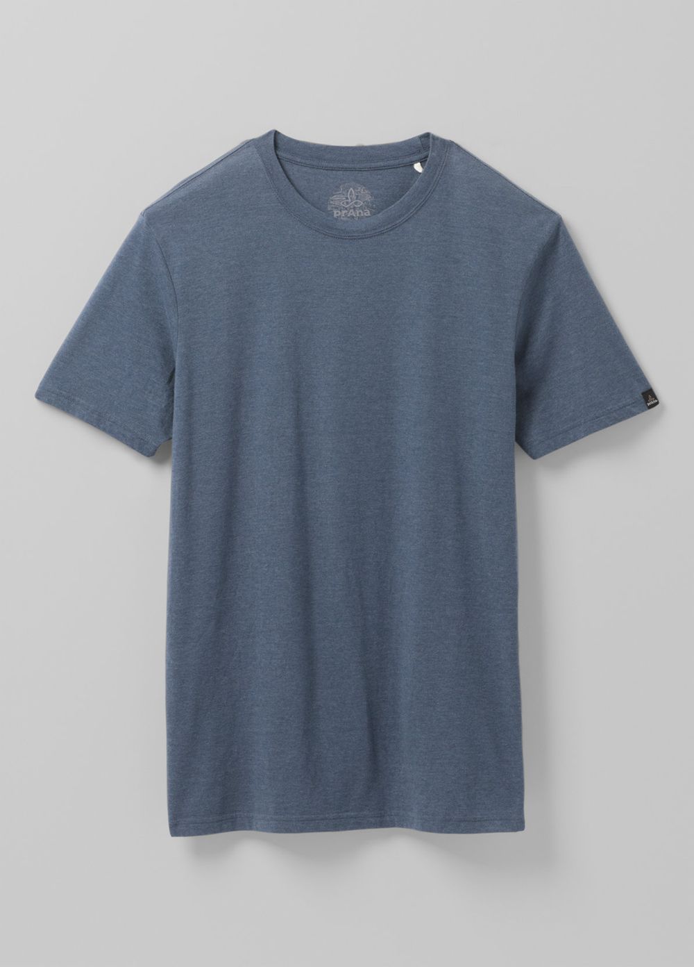 Blue Men's PrAna Crew T-Shirts | 50924-LCNY