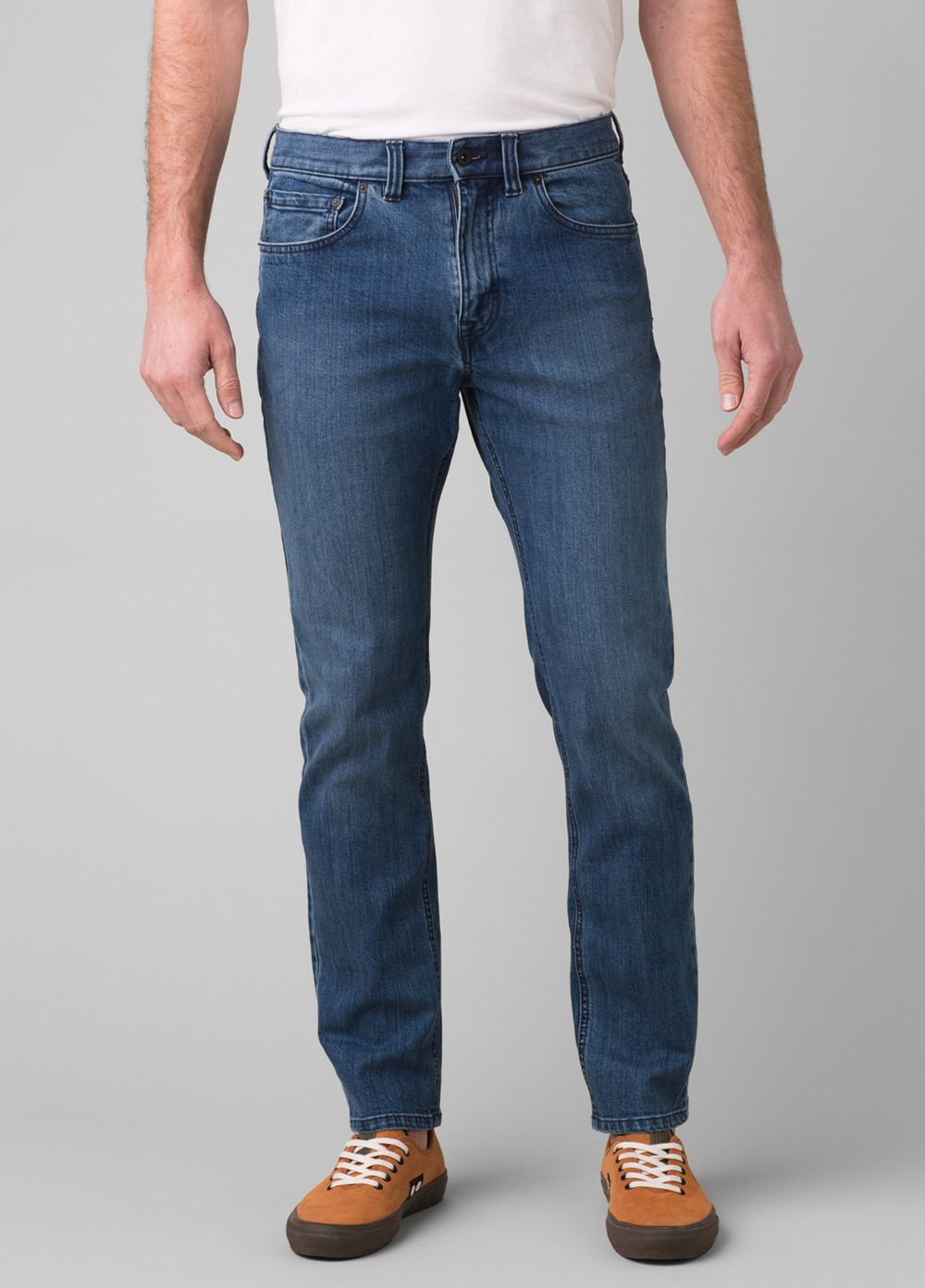 Blue Men\'s PrAna Feener Jeans | 17046-SXCZ